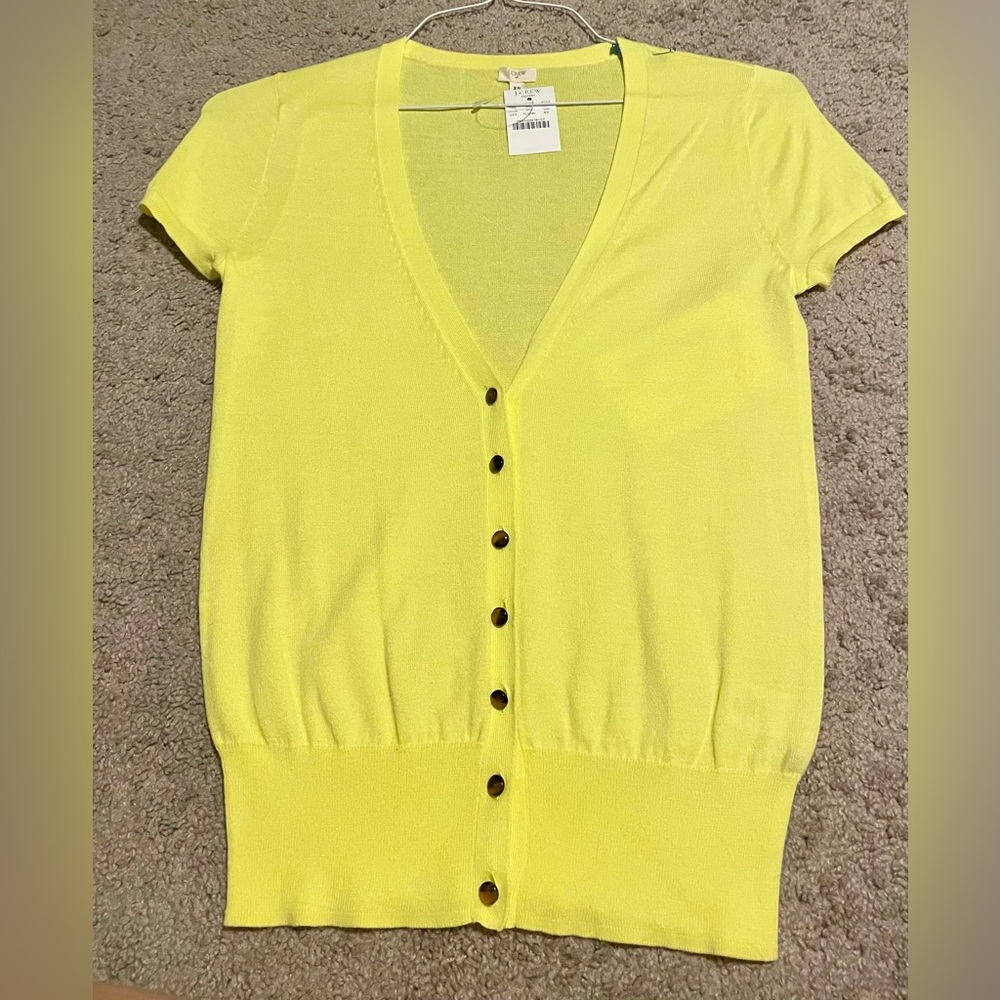 J. Crew Factory short sleeve cardigan